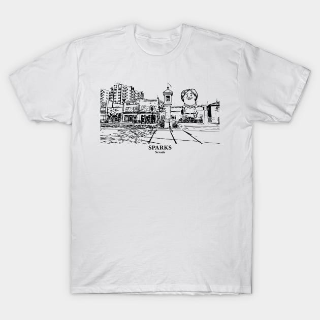 Sparks - Nevada T-Shirt by Lakeric